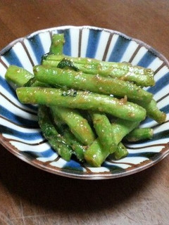 インゲンの大葉味噌炒め-レシピのメイン写真