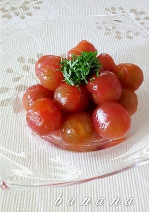 白だしと寿司酢deミニトマトのマリネ-レシピのメイン写真