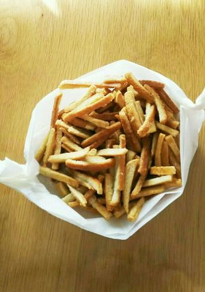 簡単♪手作り紙皿＊焼き上がった食材の保存-レシピのメイン写真
