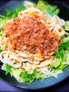 サラダうどん-レシピのメイン写真
