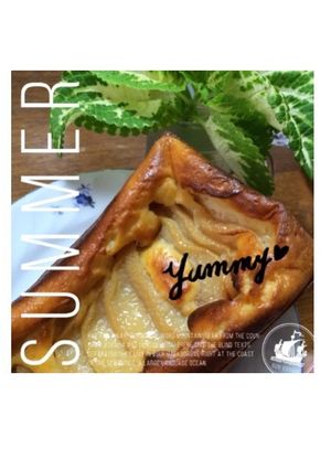 桃 簡単 ヘルシー 美味しいケーキ-レシピのメイン写真