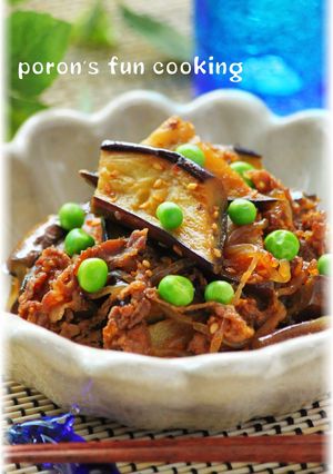 時短・簡単♪牛肉と茄子のピリ甘辛炒め煮-レシピのメイン写真