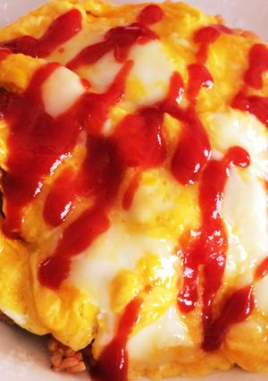 シンプルふわとろオムライス-レシピのメイン写真
