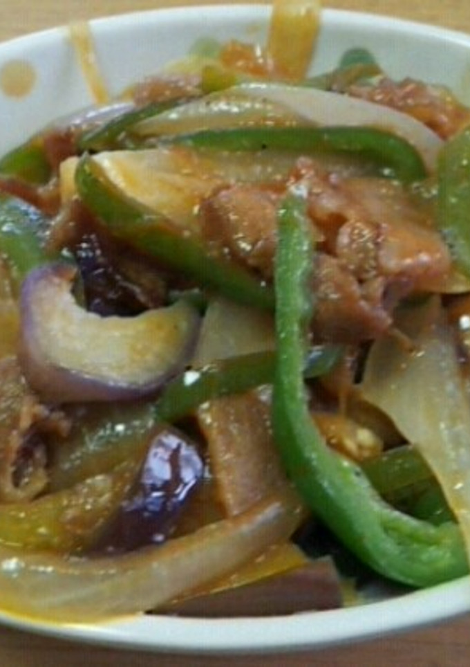 簡単に！豚肉と野菜のケチャップ炒め-レシピのメイン写真