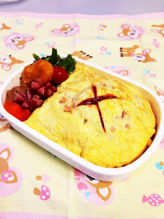 オムライス弁当-レシピのメイン写真