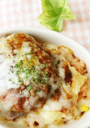 ☆ハンバーグ＆ポテトドリア☆-レシピのメイン写真