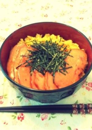 ファミコレで☆スピード鶏の蒲焼二色丼-レシピのメイン写真