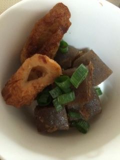こんにゃくとおかかの煮物-レシピのメイン写真