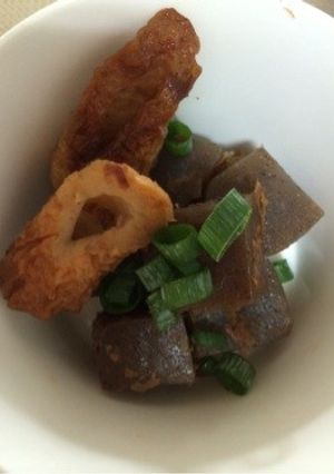 こんにゃくとおかかの煮物-レシピのメイン写真
