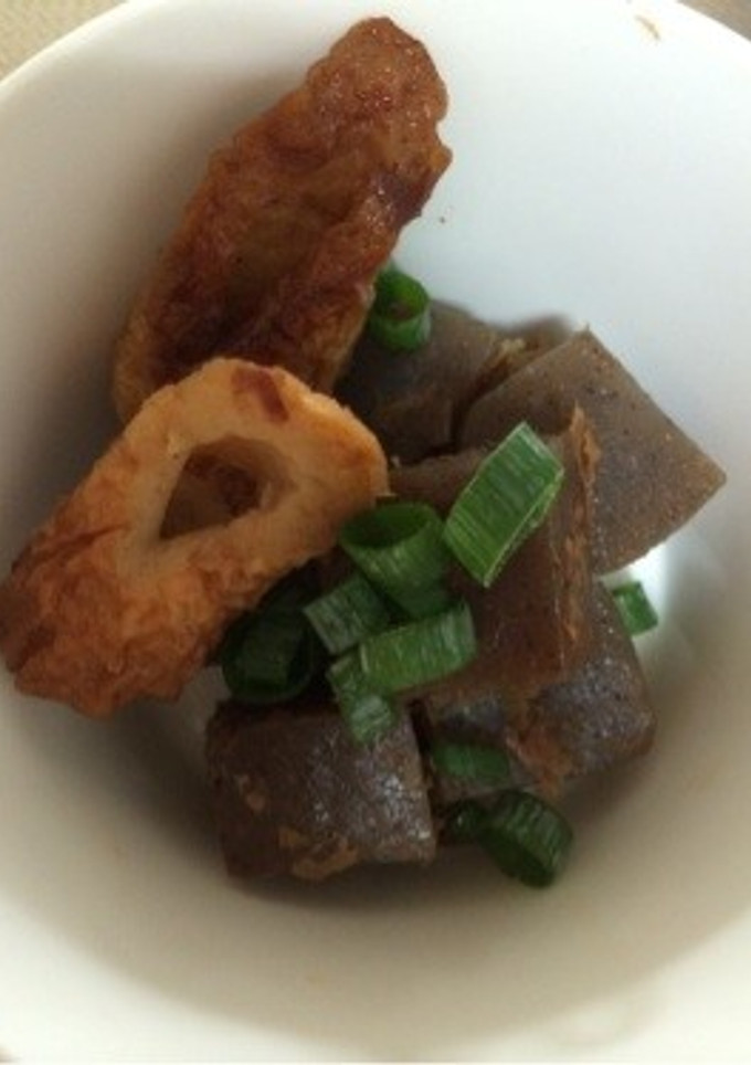 こんにゃくとおかかの煮物-レシピのメイン写真