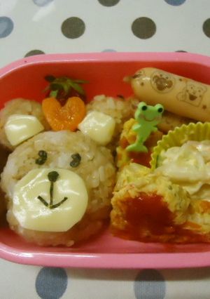 くまさんのキャラ弁♪-レシピのメイン写真