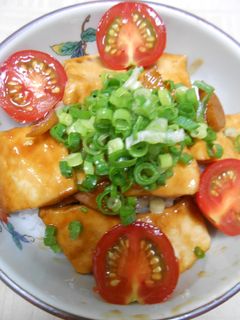 めかじきの煮付け丼-レシピのメイン写真