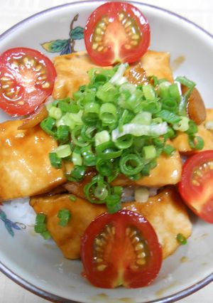 めかじきの煮付け丼-レシピのメイン写真