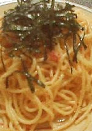 明太子スパゲッティ-レシピのメイン写真