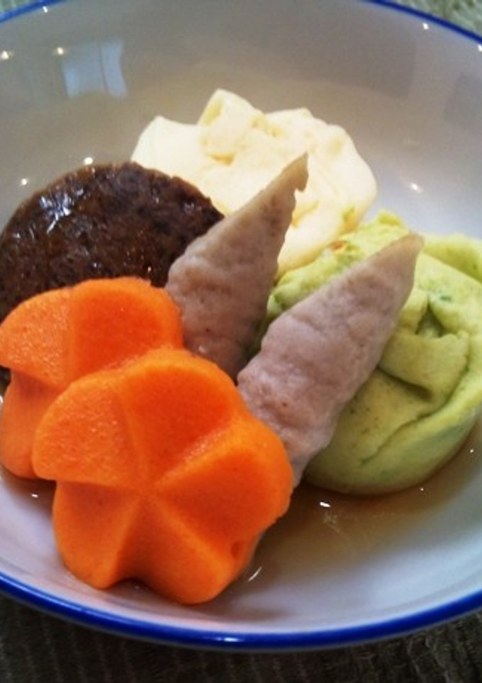 介護食　やわらか炊き合わせ-レシピのメイン写真