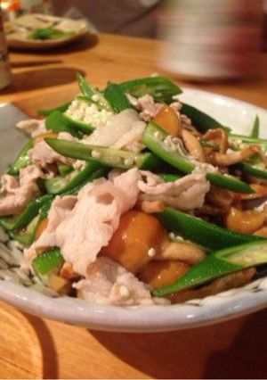 オクラとなめこの冷しゃぶサラダ-レシピのメイン写真