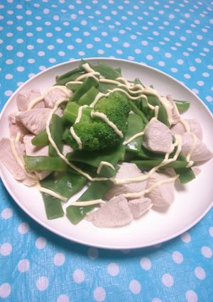 チキンささげサラダ-レシピのメイン写真