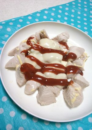 チキンチーズサラダ-レシピのメイン写真
