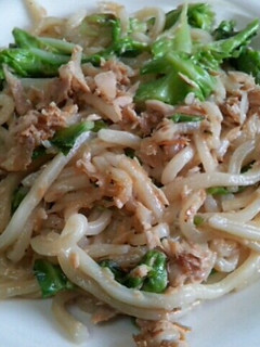 簡単!!シーチキンとキャベツの焼きうどん-レシピのメイン写真