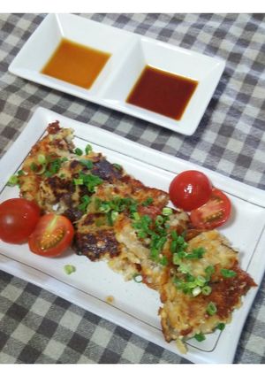 切干大根と豆腐とチーズで☆カリふわチヂミ-レシピのメイン写真