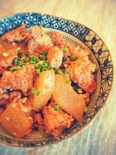 **冬瓜と豚ひき肉の中華炒め煮**-レシピのメイン写真