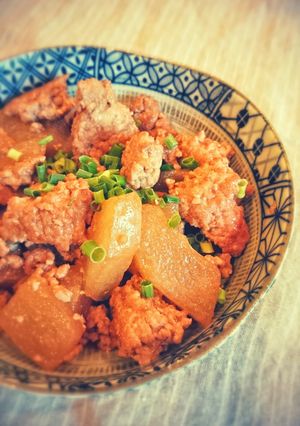 **冬瓜と豚ひき肉の中華炒め煮**-レシピのメイン写真