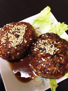 キャベしそバーグの照り焼き-レシピのメイン写真