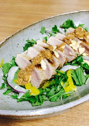簡単居酒屋おもてなし♡マグロたたきサラダ-レシピのメイン写真