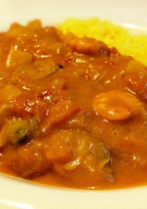 シーフードのトマトカレー-レシピのメイン写真
