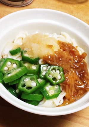 ぶっかけなめたけおろしうどん-レシピのメイン写真