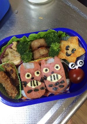 トトロキャラ弁-レシピのメイン写真