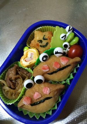 エルモキャラ弁-レシピのメイン写真
