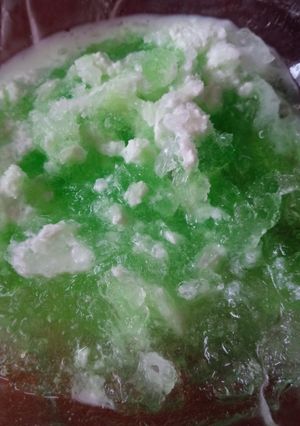 ふわふわかき氷☆メロンクリームソーダ風味-レシピのメイン写真
