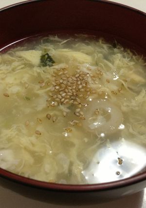 お吸い物の素卵スープ-レシピのメイン写真