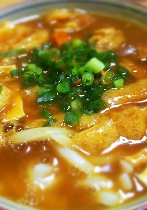 めんつゆと残ったカレーでカレーうどん-レシピのメイン写真