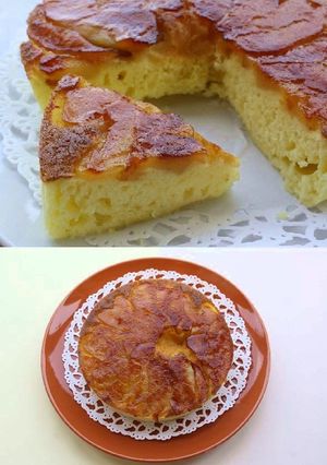 おやつに♡りんごのカラメルホットケーキ-レシピのメイン写真