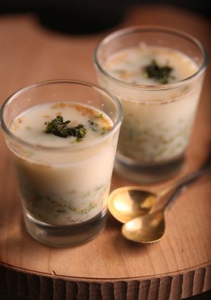 天然だしパックで作る 冷製豆乳和風スープ-レシピのメイン写真