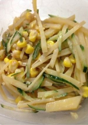 千切りでしゃきしゃき☆ポテトサラダ-レシピのメイン写真