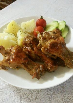 簡単☆ハニーマスタードチキン-レシピのメイン写真