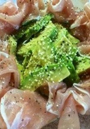 アボガドと生ハムのサラダ-レシピのメイン写真