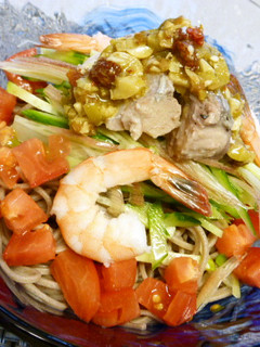 胡麻油で食欲アップ☆冷してごち蕎麦☆彡-レシピのメイン写真
