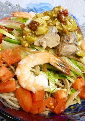 胡麻油で食欲アップ☆冷してごち蕎麦☆彡-レシピのメイン写真