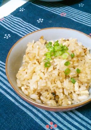 新生姜と梅の鶏ひき肉炊き込みご飯-レシピのメイン写真