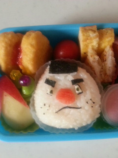 おにぎり侍手抜き弁当-レシピのメイン写真