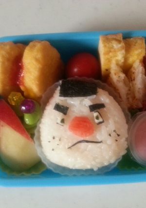 おにぎり侍手抜き弁当-レシピのメイン写真