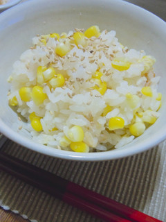 とうもろこしの炊き込みご飯-レシピのメイン写真