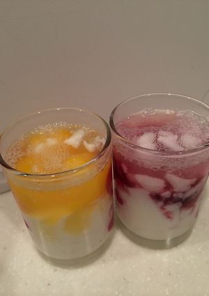 シュワシュワ寒天スイーツ-レシピのメイン写真