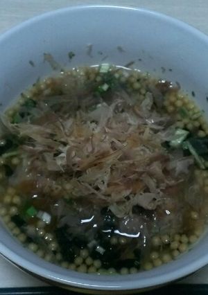 夜食に!焼おにぎりでパパッとお茶漬け☆-レシピのメイン写真