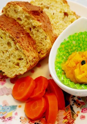 粉ミルクで幼児おやつ♪簡単バナナケーキ☆-レシピのメイン写真