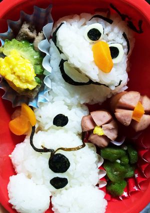 キャラ弁 オラフ-レシピのメイン写真